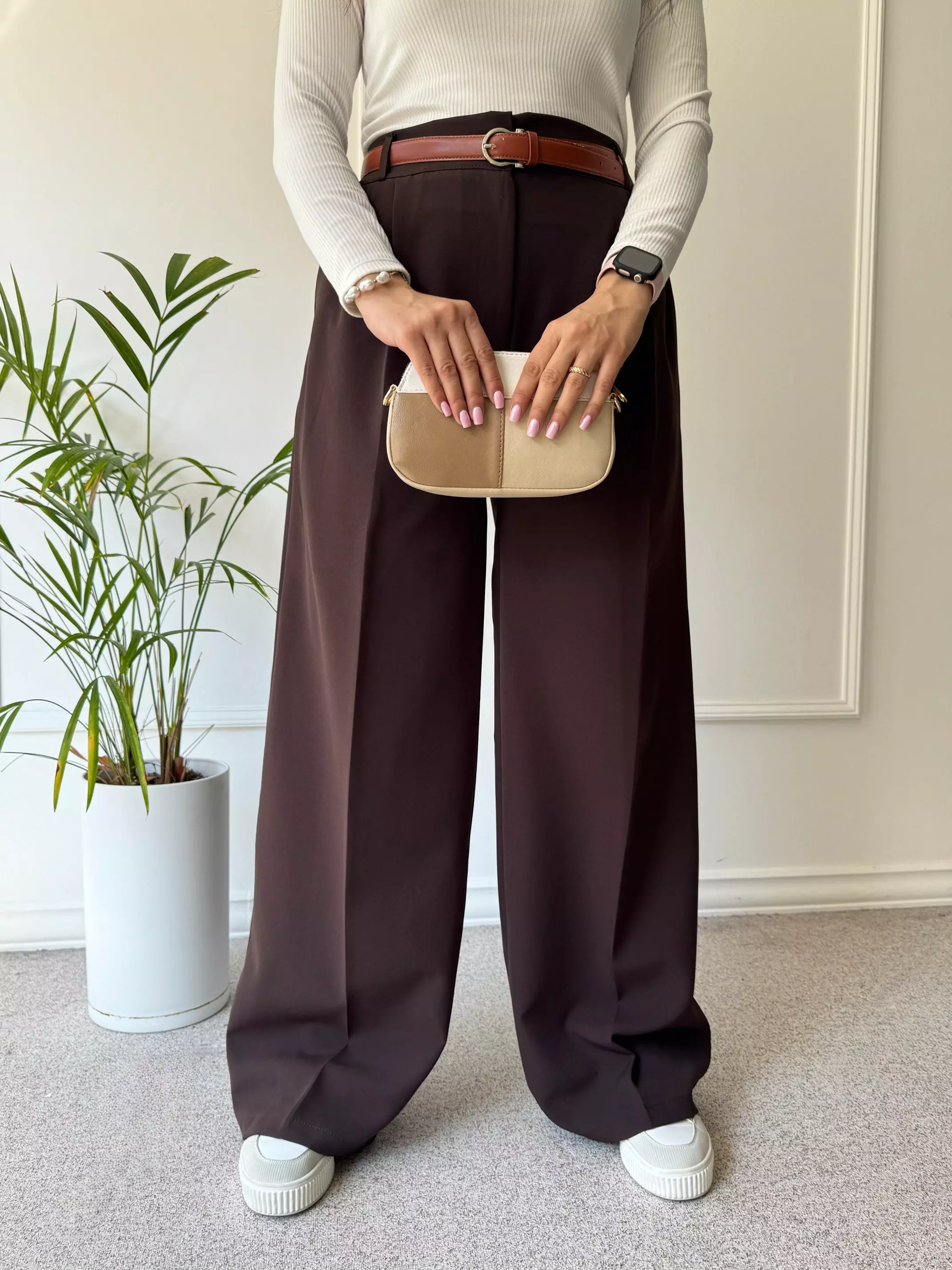 شلوار زنانه کرپ سان بگ